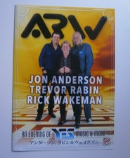 YES: AN EVENING OF YES MUSIC - 2017 GATEFOLD JAPANESE TOUR PROMO FLYER