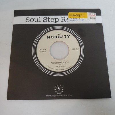 The Nobility ''Wonderful Night / Retrograde Amnesia Soul Step Records Rare NM
