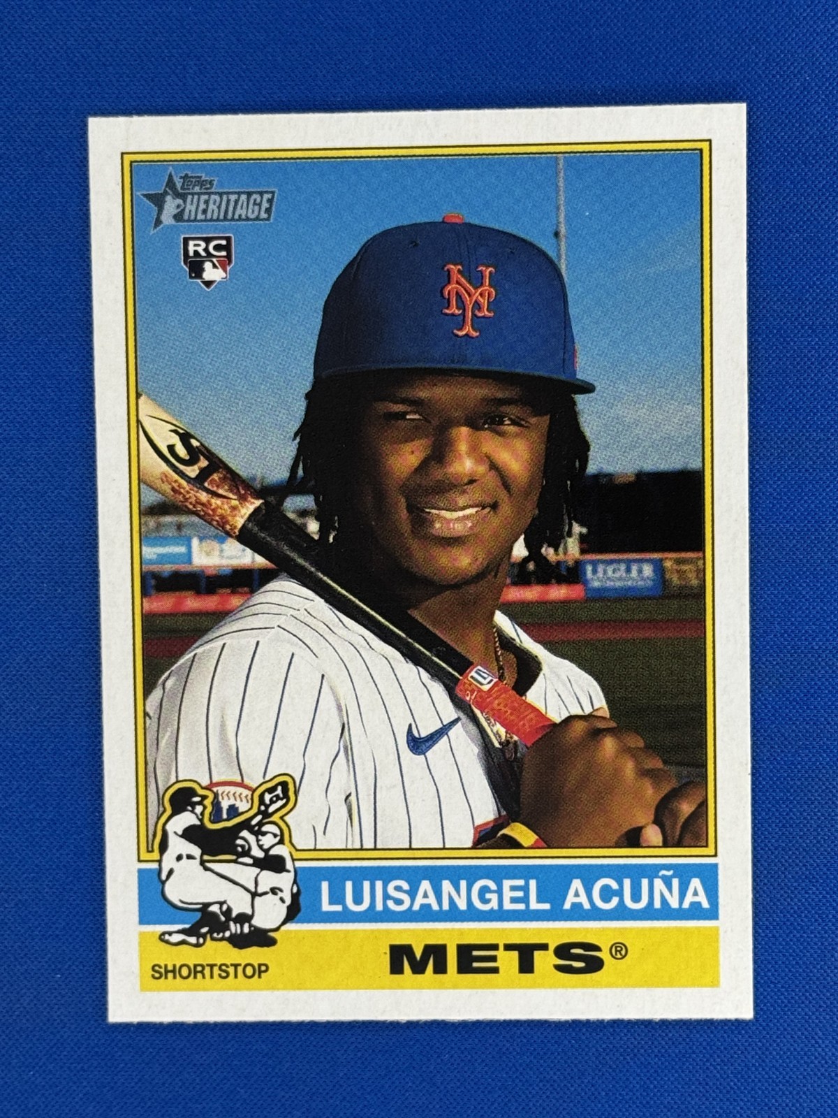 2025 Topps Heritage #274 Luisangel Acuna Rookie RC Mets