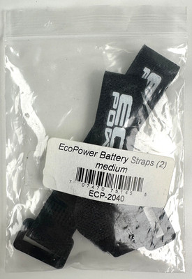 EcoPower ECP-2040 Medium Battery Straps (2) New