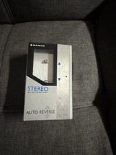 Vintage Sanyo Stereo Cassette Player M-G55 Walkman AS IS Untested