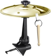 Car Cymbal Crash Cymbal For Air Vent Mini Drum Cymbal Accessory For Car Golden