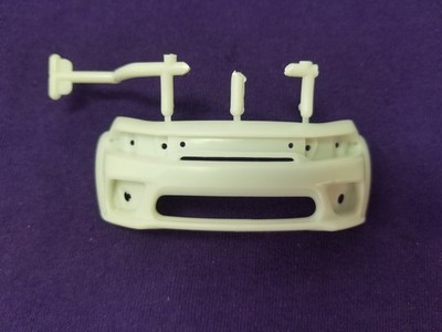 2021 Dodge Charger HELLCAT FRONT BUMPER from 1:25 AMT Model Kit