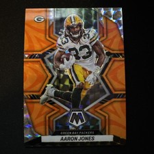 Aaron Jones 2022 Panini Mosaic Mosaic Reactive Orange # 70
