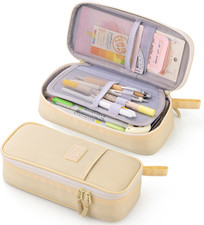 Durable Pen Pencil Case Big Storage Pen Pouch Bag for School Supplies College Te