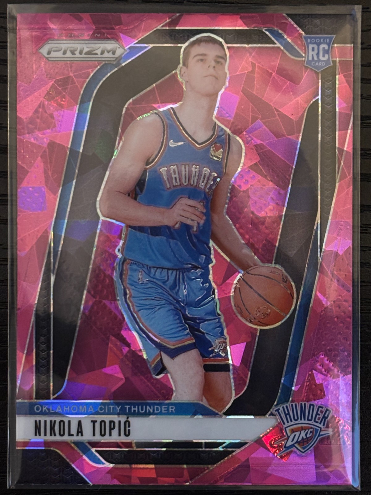 #230 Nikola Topic RC Pink Ice Prizm - 2024-25 Prizm Basketball
