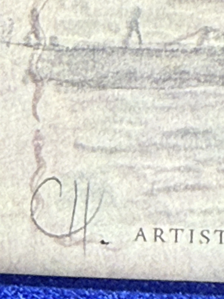 2008 Topps Indiana Jones Masterpieces Sketch Card Holy Grail Venice Canal Scene - Image 2 of 4