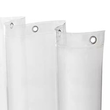 70 In. W X 72 In. H Microban Protected Medium Weight PEVA Shower Curtain Liner i