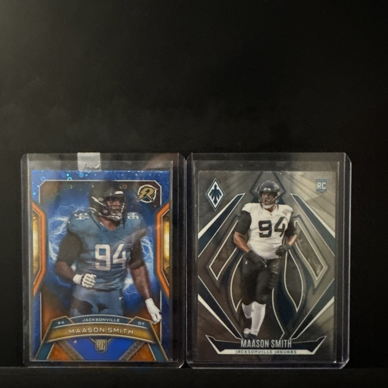 2024 Topps Resurgence Blue and Orange Spark Maason Smith #142 + Phoenix RC