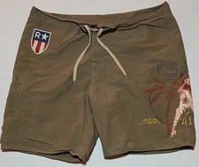 Ralph Lauren Polo Military Style Board Shorts Mens 36
