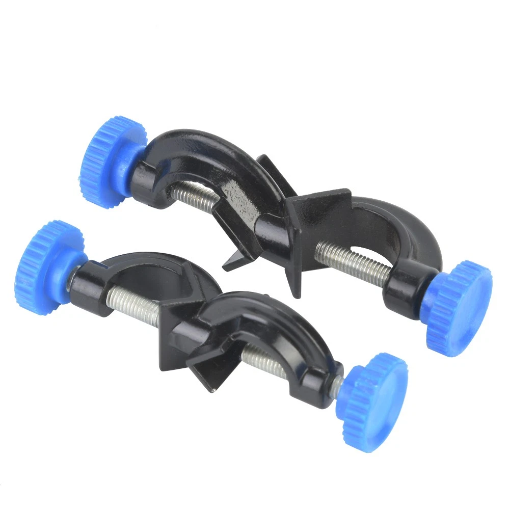 Lab Stand Clamp Holder Durable Fixture Support For Laboratory Black