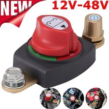 12-48V Battery Power Cut Master Switch Disconnect Isolator On/Off Marine Car RV