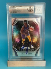 2020 PANINI PRIZM WNBA FIREWORKS CHELSEA GRAY - SIGNED BECKETT CERTIFIED AUTO 10