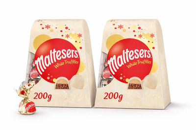 Malteser weiße Schokolade Trüffel Geschenkbox 200g x 2 Doppelpack Schokolade Geschenk