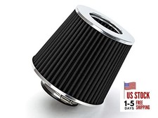 Universal Clamp-on Air Filter Standard Cone Dry Universal 3.5 Black Universal Clamp-on Air Filter Standard Cone Dry Universal 3.5 Black