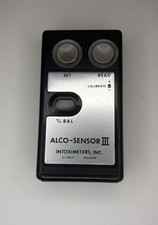 Vintage Alco-Sensor III Breathalyzer Intoximeter - Collectible Police Gear WORKS