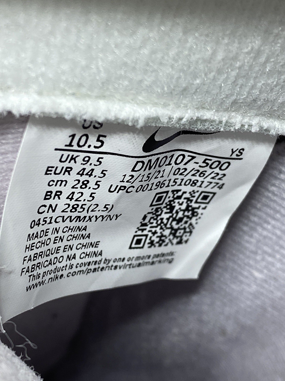 Nike Air Force 1 Mid Venice Size 10.5 Mens Pink White Sneakers 2022 DM0107-500