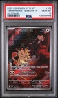 2025 POKEMON JPN SV10-GLORY OF TEAM ROCKET ART RARE TEAM ROCKET'S MEOWTH PSA 10