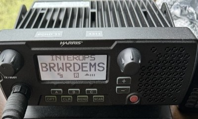 Harris XG25m P25 mobile radio with features Purchased for a project never used