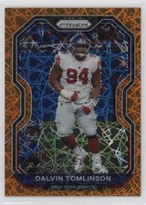 2020 Panini Prizm Lazer Prizm Dalvin Tomlinson #165 19n0