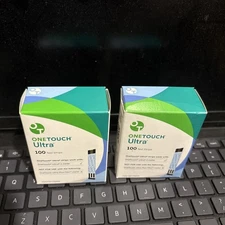 One Touch Ultra Blood Glucose Test Strips, 200 Count 5/26-9-26