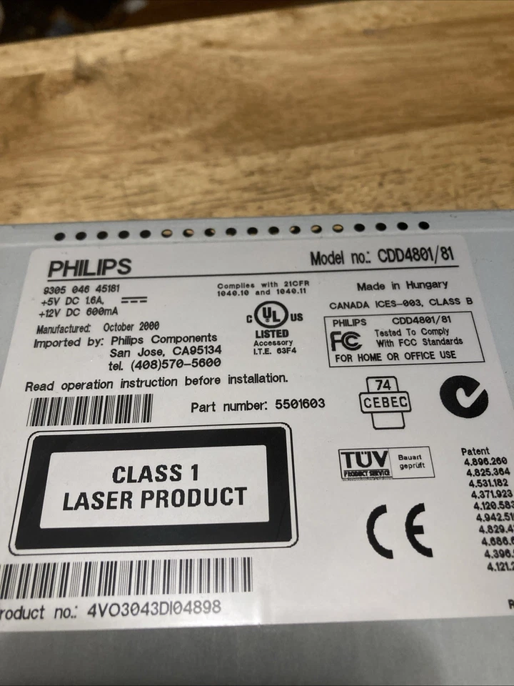 Phillips IDE Drive: CDD4801/81 Compact disc CD-R/RW - Image 2 of 4