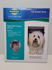 PetSafe Cat Door for Screen Door, Small for Small Dogs Cats up to 30Lbs