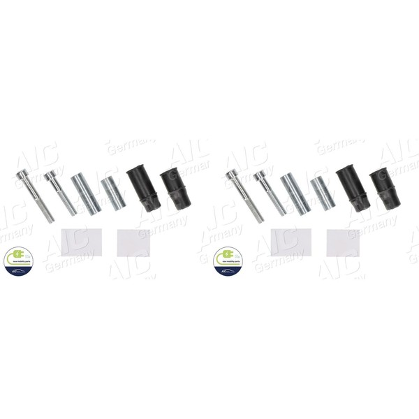 2X AIC FÜHrungshÜLsen Satz Bremssattel Vorne Passend FüR Seat Cordoba Ibiza Tole-image