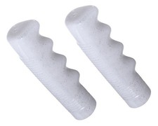 1 Pair LOWRIDER Bicycle Metallic Sparkle Flakes Bike Grips 7/8" x 115mm White.