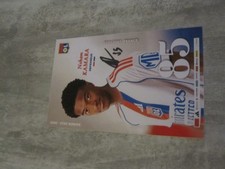 Porte-clés Olympique Lyonnais Vintage 1991 – Avec Signature Joueur – OL – Bon état