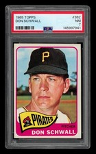 1965 Topps Set-Break #362 Don Schwall PSA 7 NM