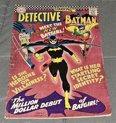 DC Comics #359 Batgirl First Appearance Million Dollar Debut