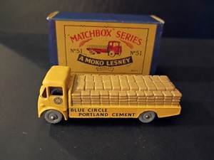 Matchbox #51A Albion Chieftain Rare Dark Load 1958 VN/MINT Crisp Original B3 Box