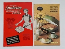 Vintage Recipe Pamphlets Sunbeam Appliances 1950s- 1970s
