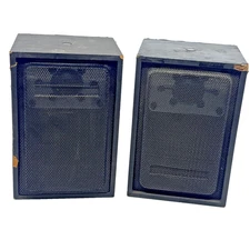 1970 Lot of 2 Ultralinear CARponents M-15 Vintage Bookshelf Speakers  SEE PHOTOS