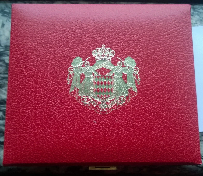 Monaco 2004 official Euro Mint Set of 9 Coins,With Silver Coin,Rare! - Image 4 of 4