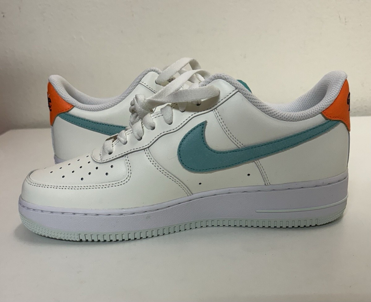スニーカー Nike Air Force 1 Low White Washed Teal DQ7658-101] Mens Nike Air Force 1 Low '07 LV8 '40th