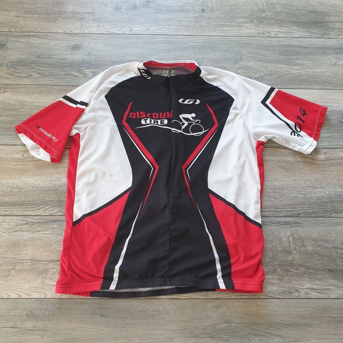 Louis Garneau LG L Large Mens Cycling Jersey Shirt Road Bicycle