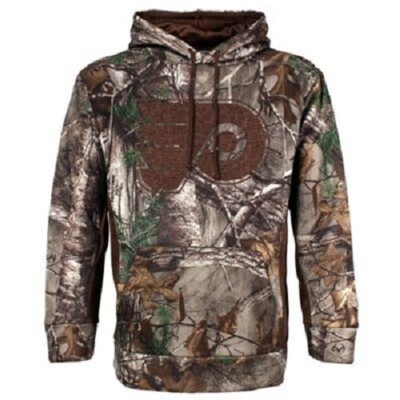 PHILADELPHIA FLYERS REALTREE CAMO PRINT FLEECE HOODIE MEN'S 