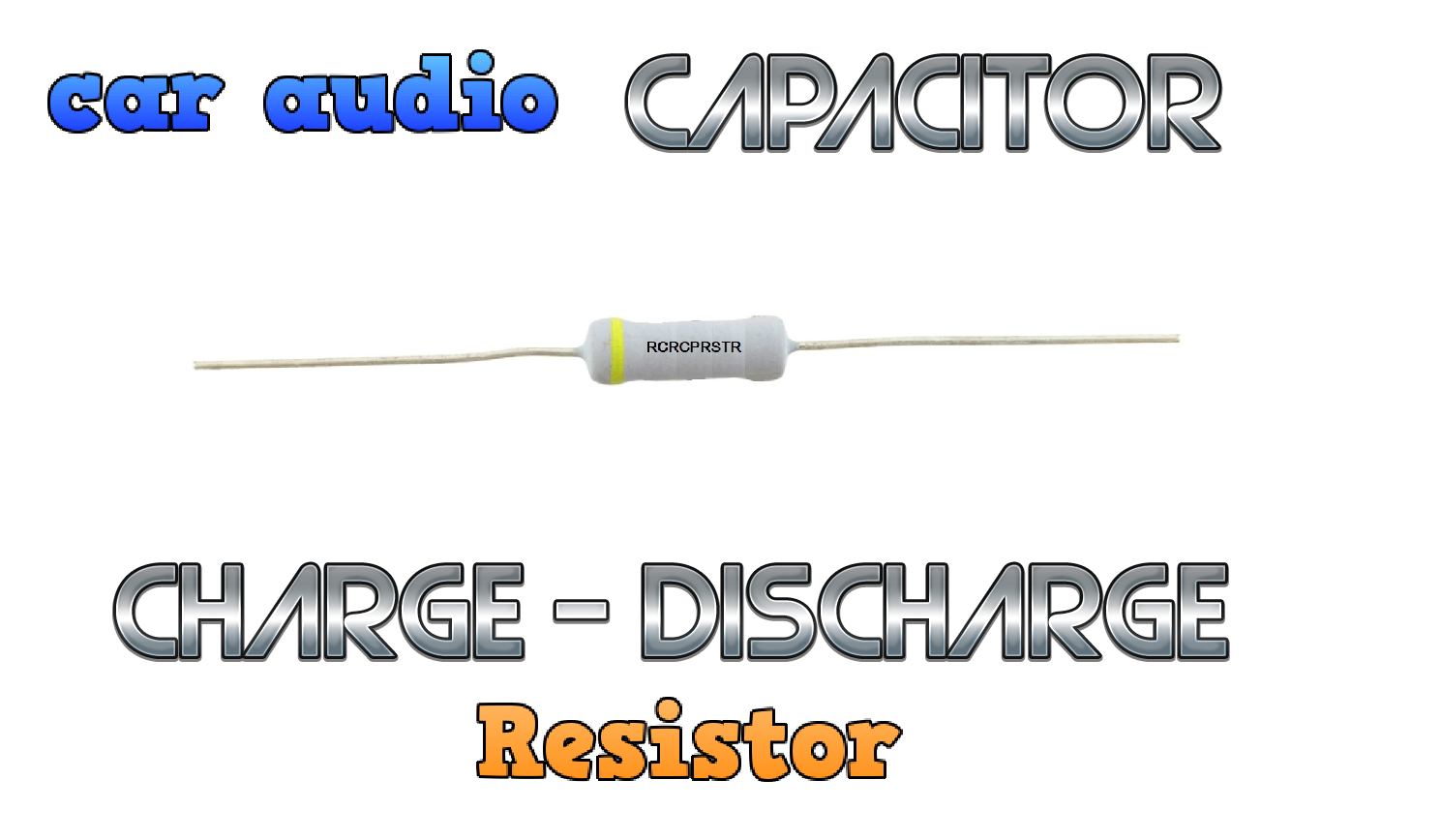 Car Audio Capacitor Cap charge discharge resistor tool up to 10 farad
