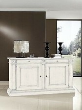 MOBILE CREDENZA LEGNO MASSELLO BIANCO VARI COLORI - CREDENZONE VENETO