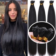 100 Remy Russian Human Hair Extensions Nano Bead Thick Full Head Nano Ring 1G/S