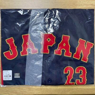 LARS NOOTBAAR WBC Japan embroidered visitor baseball jersey size L
