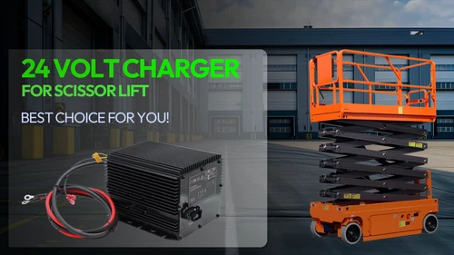24V 25A Battery Charger HB500-24 128537 7041410 For JLG Genie Skyjack Lift - Picture 2 of 15