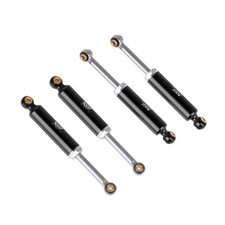 KYX 1/24 Aluminum Front &Rear Shock Absorber Dampers for Axial AX24 Black