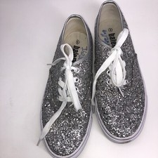 BALERA Sparkly Dance Sneakers Silver Size 8
