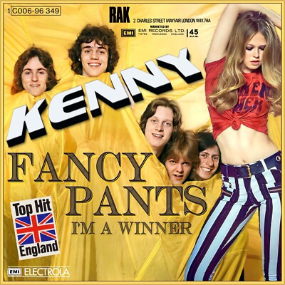 7'' KENNY Fancy Pants / I'm A Winner RAK EMI-ELECTROLA Glam-Rock D 1975 like NEW!