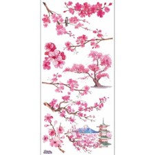 Violette Stickers Japan Floral Cherry Tree Sticker Sheet Spring Flowers Crafts Violette Stickers Japan Floral Cherry Tree Sticker Sheet Spring Flowers Crafts