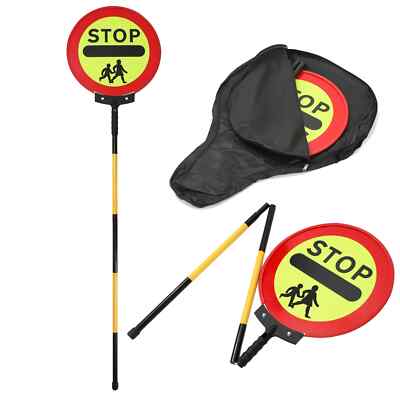 Stop Kinder Kreuzungsschild | Lutscherschild 450 mm zusammenklappbar