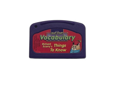 Leap Start Leap Start  Vocabulary Richard Scarry's Things to Know Cartridge Only